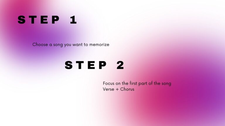 memorizing lyrics, tips for singers